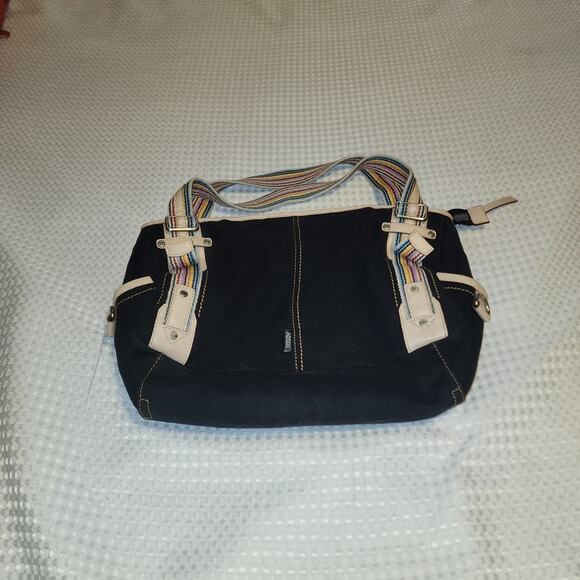 FOSSIL EUC LRG CANVAS SATCHEL BAG - Picture 1 of 10